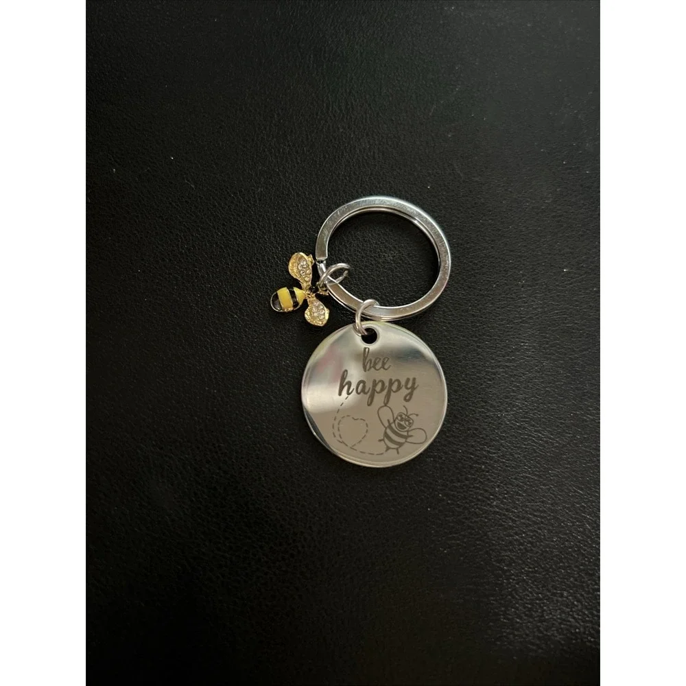 Bee Happy- Keychain‎ Pendant Bag Car Keychain Pendant For Women Mem Gift